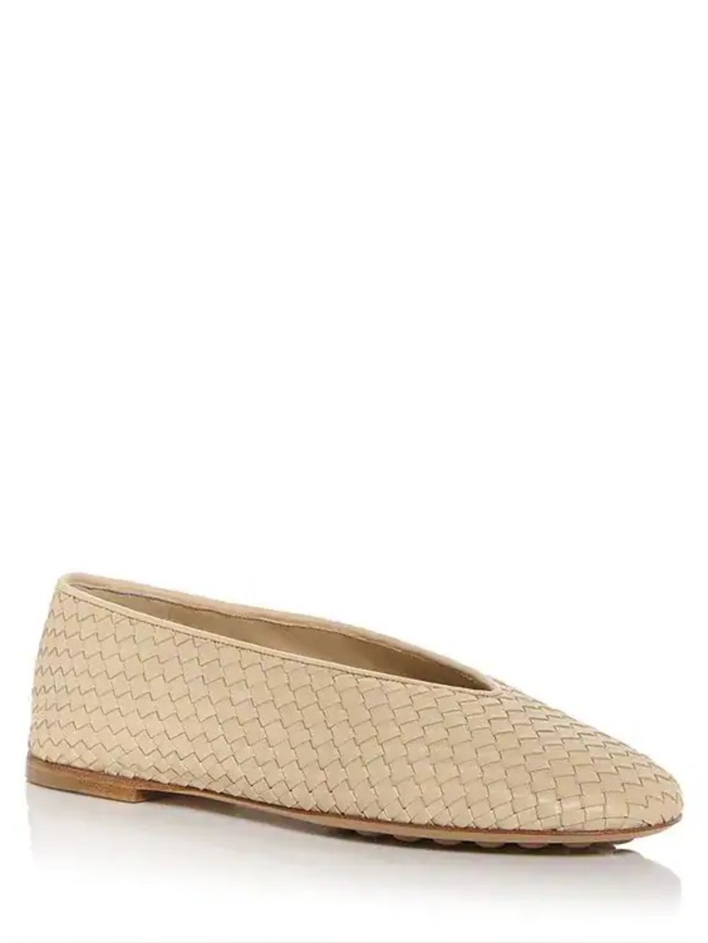 BOTTEGA VENETA Intrecciato Ballet Flats Beige Size EU 39 US 9 - Picture 2 of 12